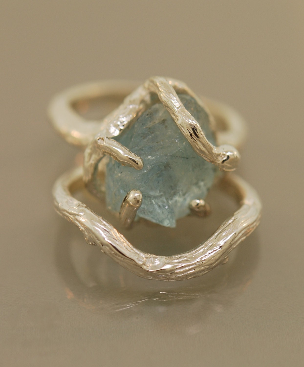 Branchy Aquamarine raw stone aquamarine