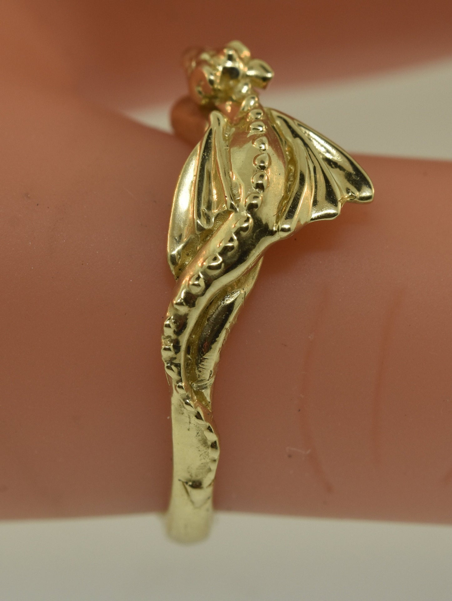 Baby Dragon Ring, 10 karat gold