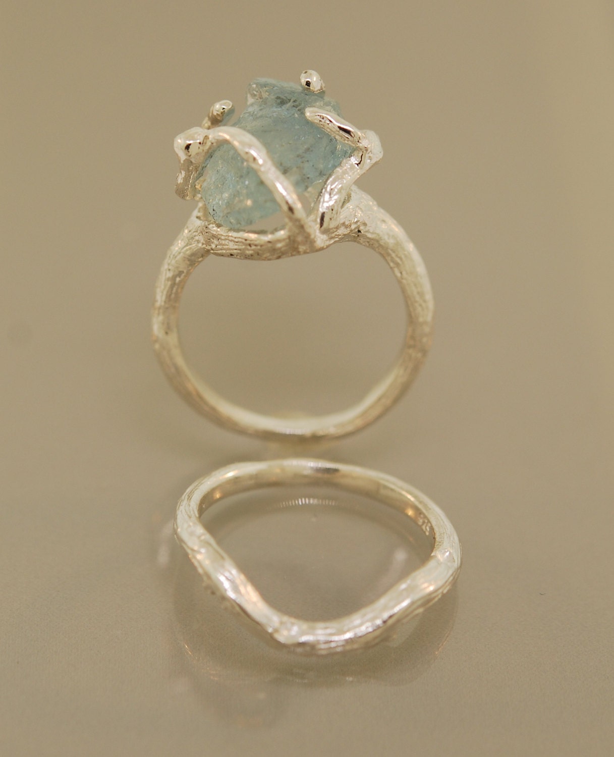 Branchy Aquamarine raw stone aquamarine