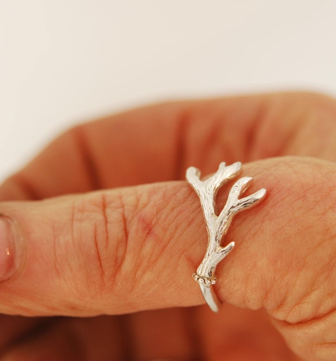 Mountain Antler Ring Set