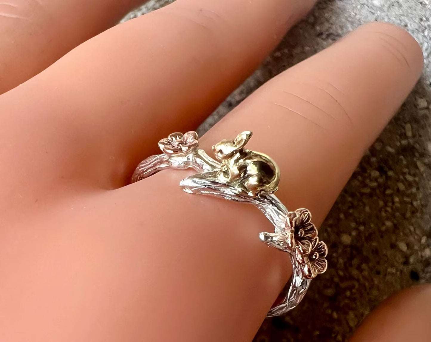 Some Bunny to Love Branch Ring