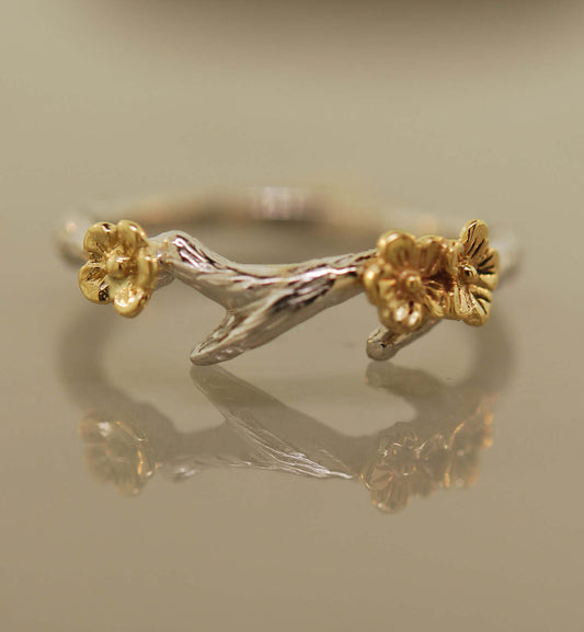 Cherish Ring, Cherry Blossom Branch