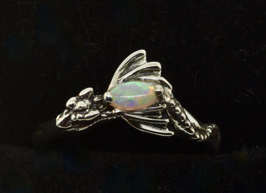 Baby dragon ring, engagement ring