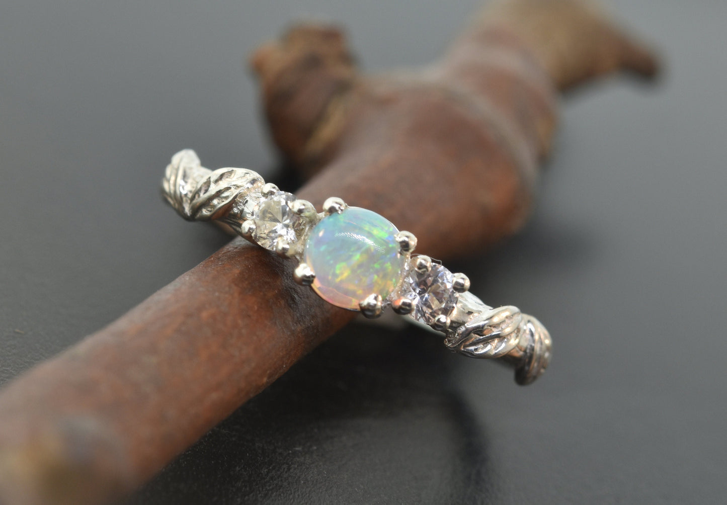 Cascading Opal Leaf