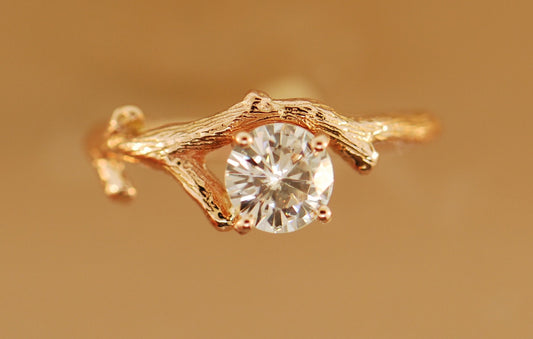 The Debra,Diamond Bud Branch Ring