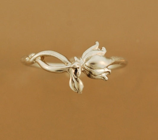 Lotus and Bud Ring